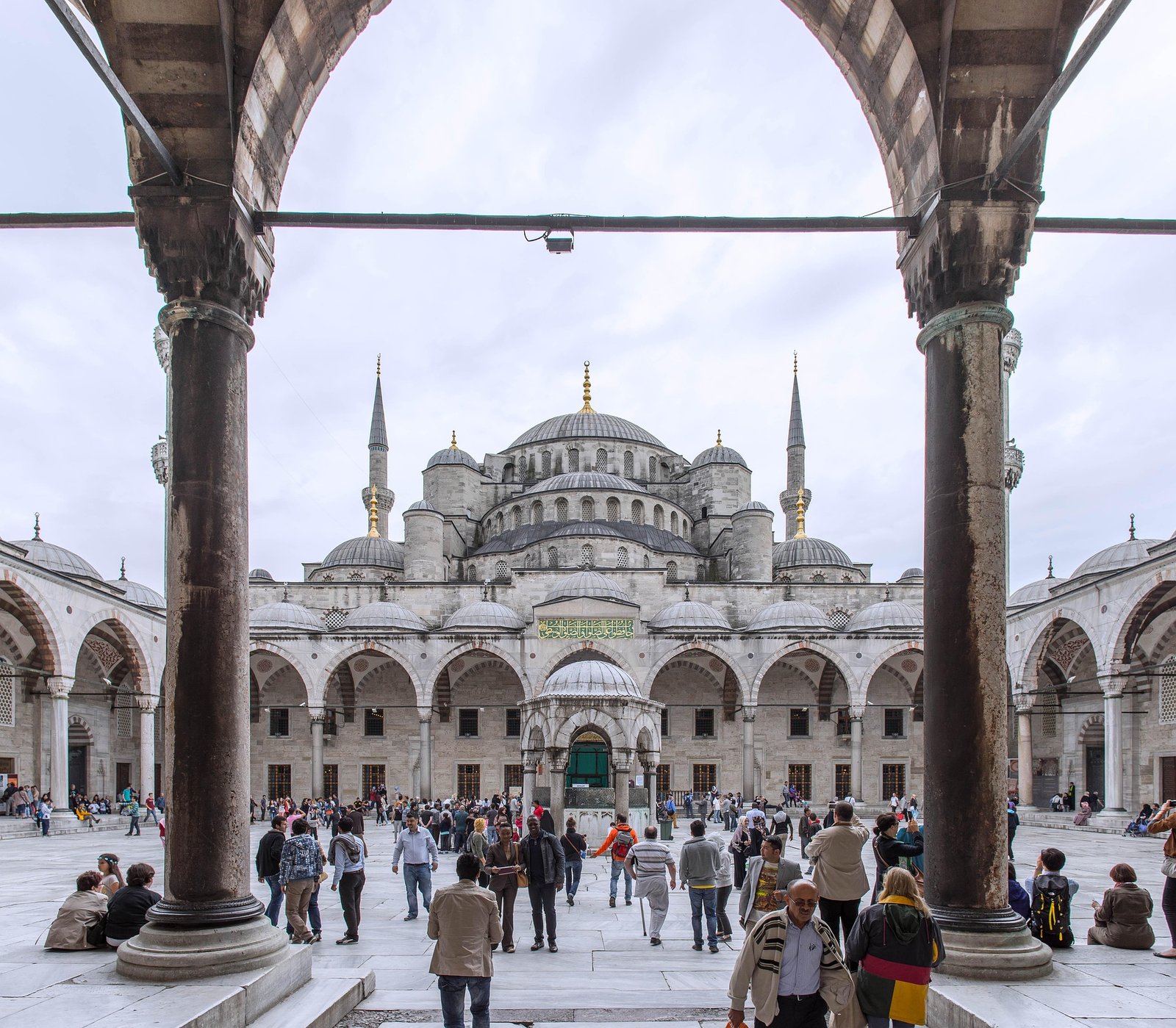 Istanbul skyline with mosques